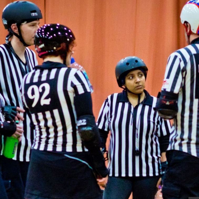 Roller derby referees